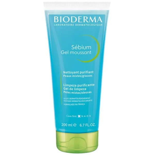 Gel de Limpeza Facial Bioderma Sébium Gel Moussant 200ml