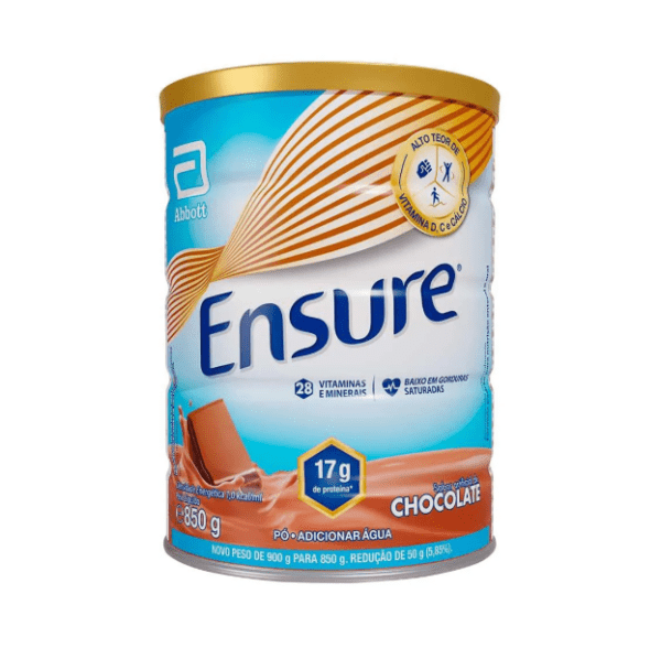 Suplemento Alimentar Ensure sabor Chocolate 850g