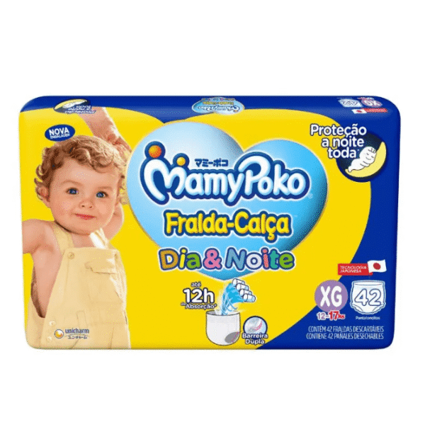 Fralda calça MamyPoko Dia & Noite XG 42 Unidades