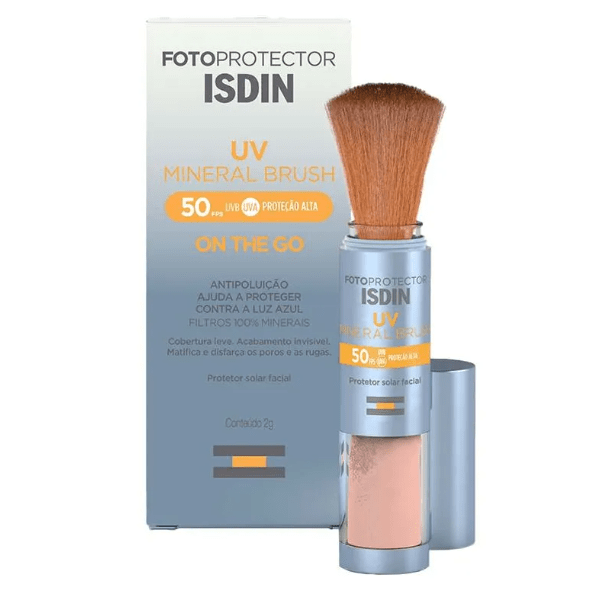 Protetor Solar Facial Pó FPS 50 ISDIN sem cor 2g