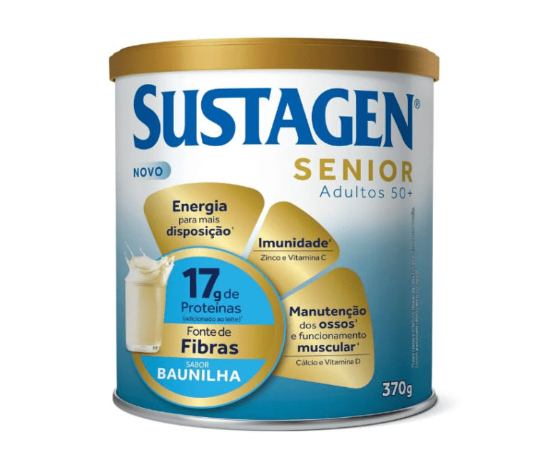 Suplemento Alimentar Sustagen Senior 50+ sabor Baunilha 370g